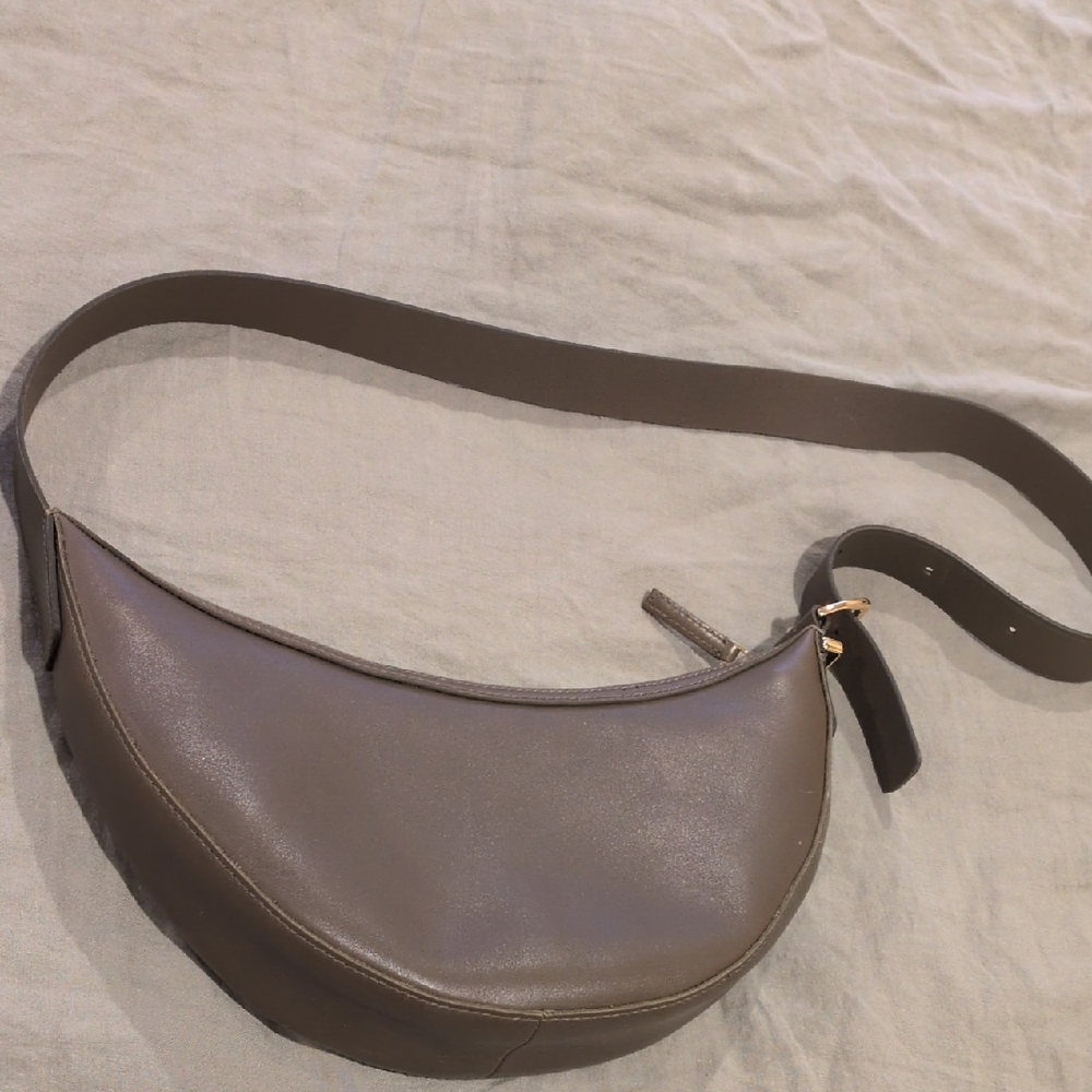 Brown Leather Crossbody Bag